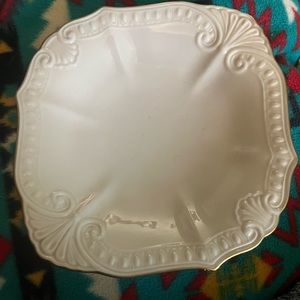 Lenox cream color candy dish